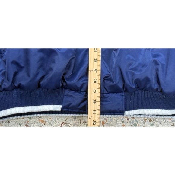 G-III by‎ Carl Banks Vtg NBA Indiana Pacers Embroidered Satin Jacket Size XXL - Picture 6 of 11